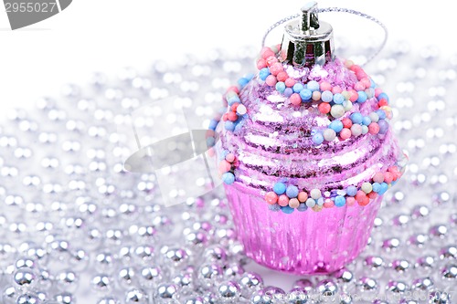 Image of Retro style cupcake