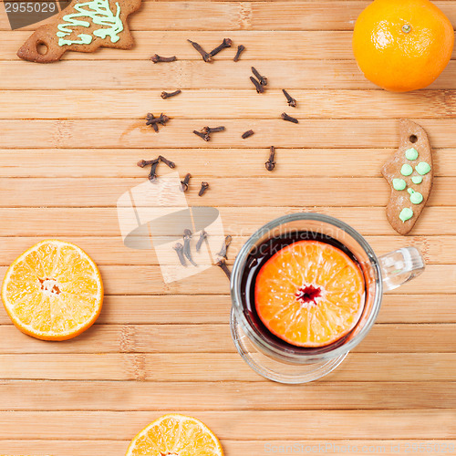 Image of Traditional mulled wine with spices