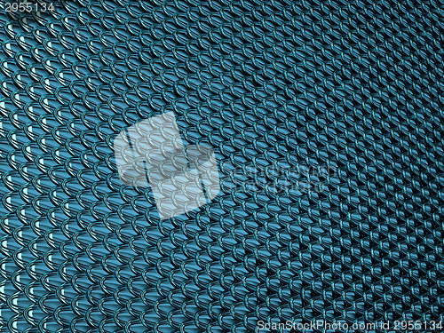 Image of Blue Scales textured material 