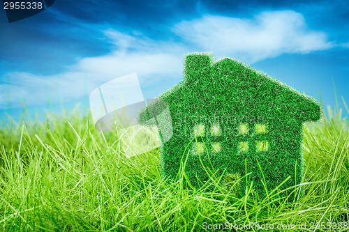 Image of House on the green grass