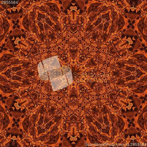 Image of Fire concentric pattern