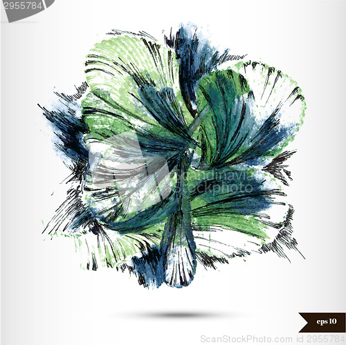 Image of Abstract hand drawn watercolor background.