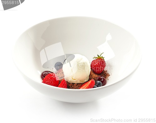 Image of Dessert with ice cream