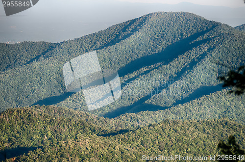 Image of The simple layers of the Smokies at sunset - Smoky Mountain Nat.