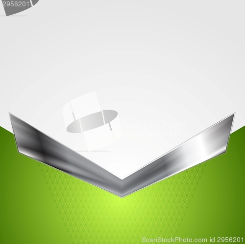 Image of Abstract corporate background with metallic arrow