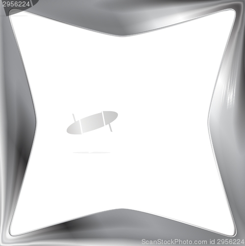 Image of Abstract metal frame background
