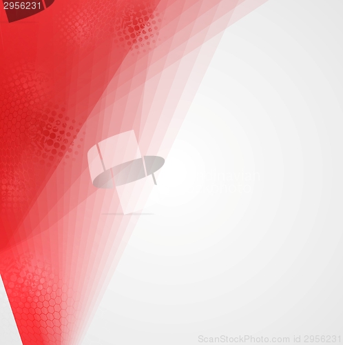 Image of Abstract red and white background