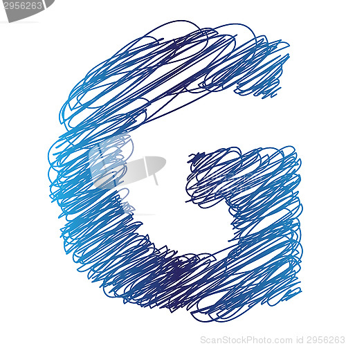 Image of sketched letter G