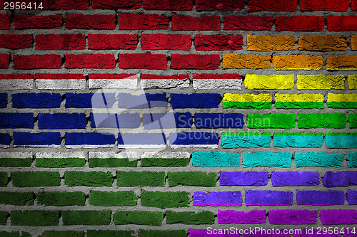 Image of Dark brick wall - LGBT rights - Gambia