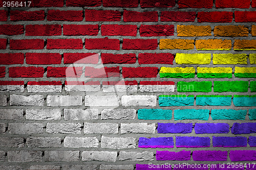 Image of Dark brick wall - LGBT rights - Indonesia