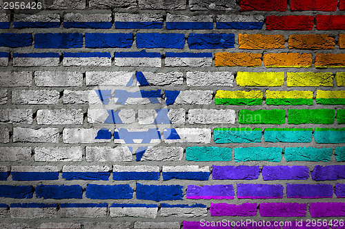 Image of Dark brick wall - LGBT rights - Israel