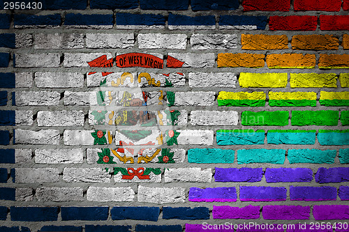 Image of Dark brick wall - LGBT rights - West Virginia