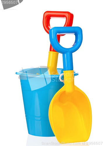 Image of Toy bucket and spade