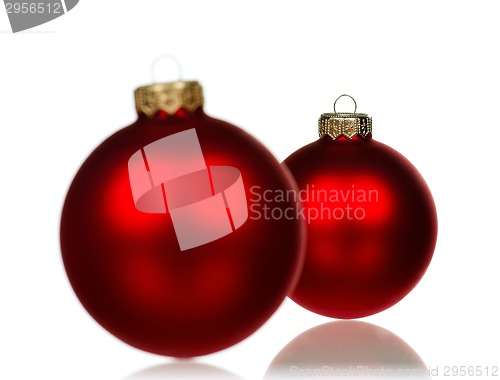 Image of Red baubles
