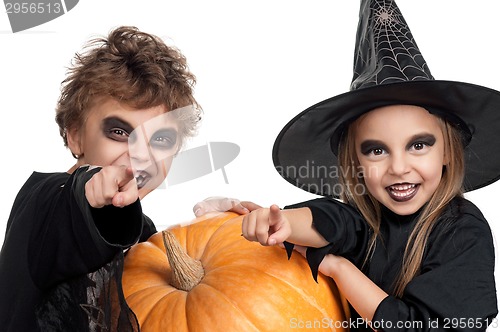 Image of Child in halloween costume