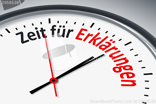Image of Uhr mit Text