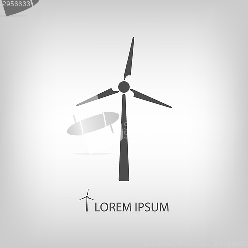 Image of Grey wind turbine