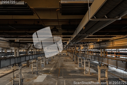 Image of Large industrial hall of a repair station