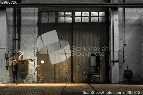 Image of Industrial interior of an old factory