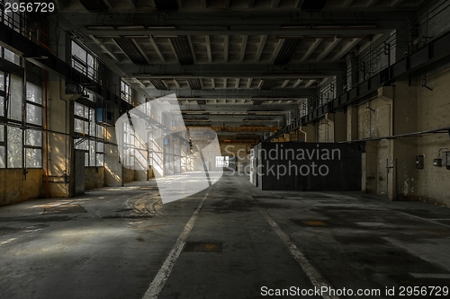 Image of Large industrial hall of a repair station