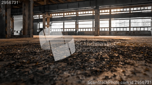 Image of Large industrial hall of a repair station