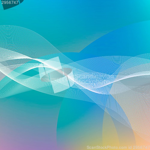 Image of abstract wavy background