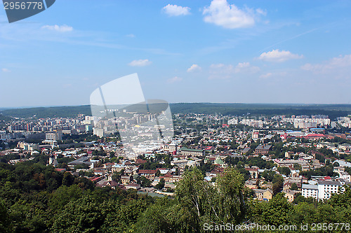 Image of view to the house-tops in Lvov city