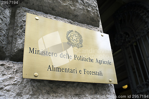 Image of Italian Ministry of Agricultural, Food and Forestry Policies