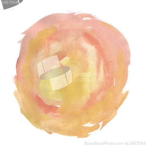 Image of abstract pink watercolor palette