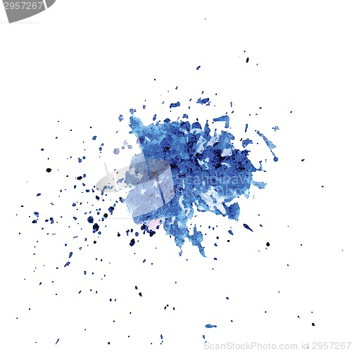 Image of abstract blue splash