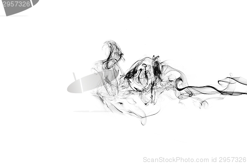 Image of Smoke on white background