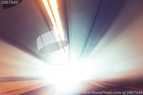 Image of Abstract motion background with colorful lines