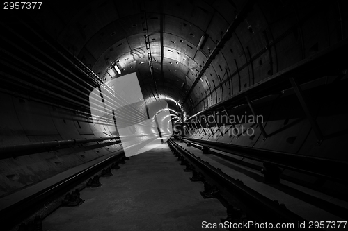 Image of Underground tunnel for the subway