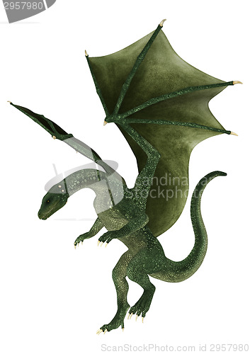Image of Landing Fantasy Dragon