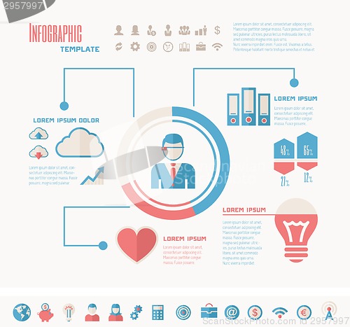 Image of Technology Infographic Elements