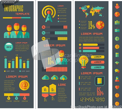 Image of Technology Infographic Elements