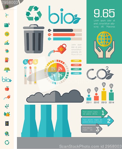 Image of Ecology Infographic Template.