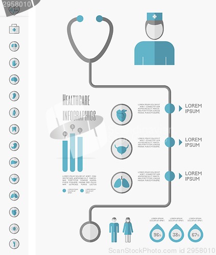 Image of Medical Infographic Template.