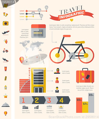 Image of Travel Infographic Template.