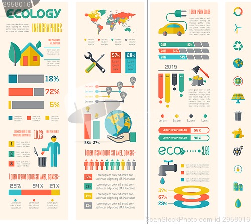 Image of Ecology Infographic Template.