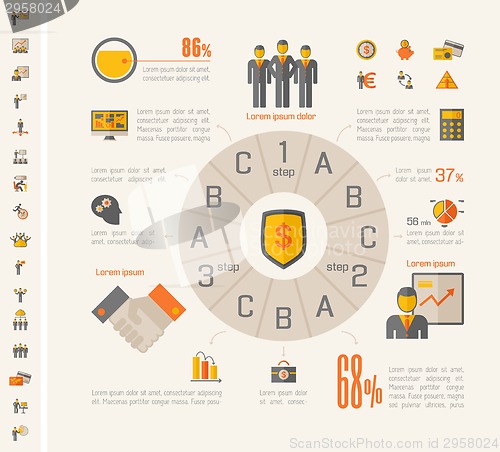 Image of Business Infographic Template.