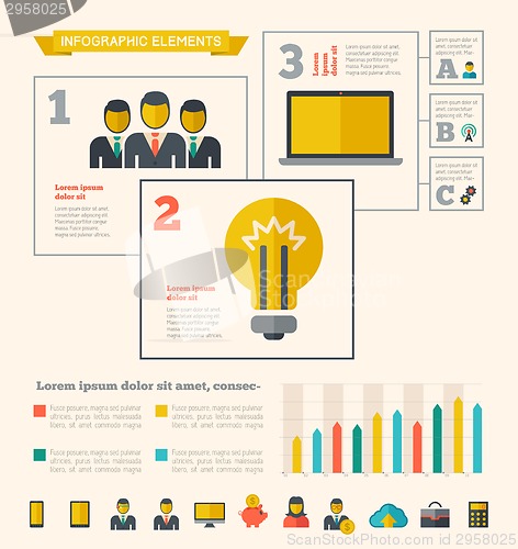 Image of Technology Infographic Elements