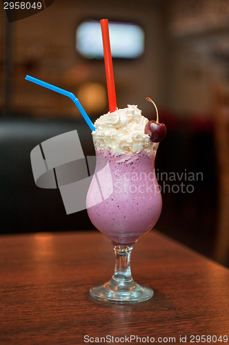 Image of Cherry milkshake