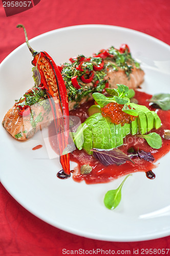 Image of baked salmon