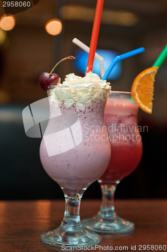 Image of cocktails milkshake