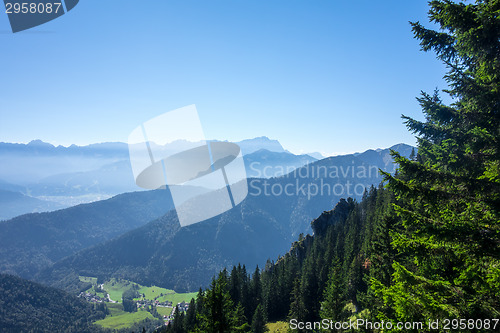 Image of view from the Laber mountain