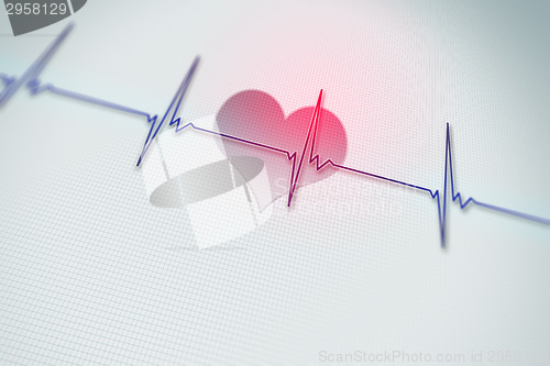 Image of heart rate background