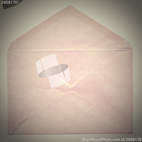 Image of Retro letter envelope