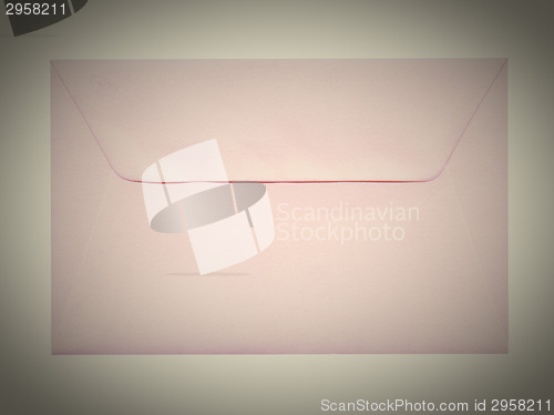 Image of Retro letter envelope