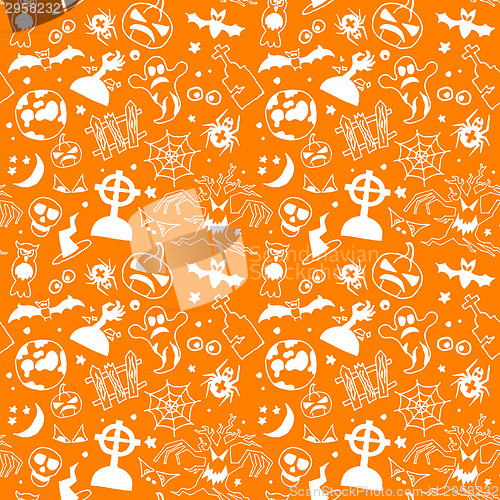 Image of Halloween seamless pattern